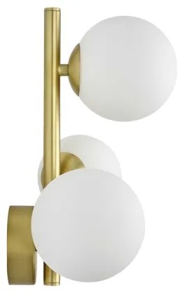 Ideal Lux - LED Nástenné svietidlo PERLAGE 3xG9/3W/230V zlatá/biela