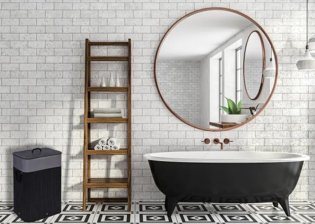 Kôš na bielizeň čierny / sivý