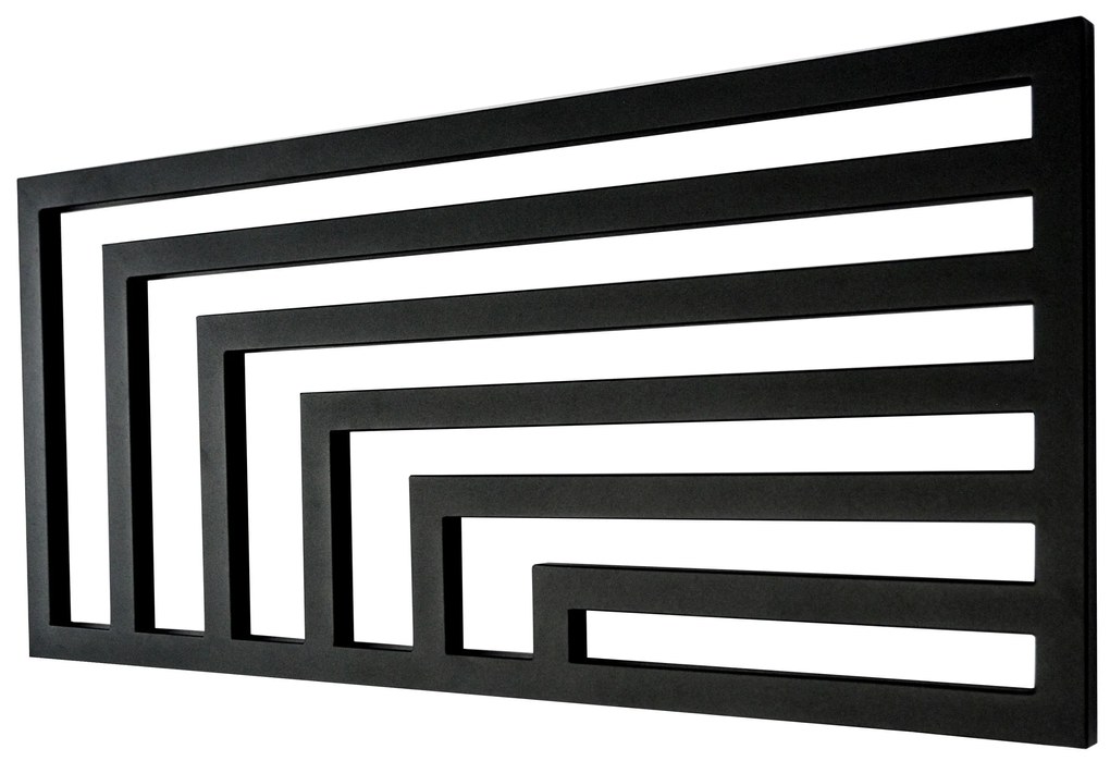 Regnis Kreon, vykurovacie teleso 550x1500 mm, 630W, čierna, KR150/55/BLACK