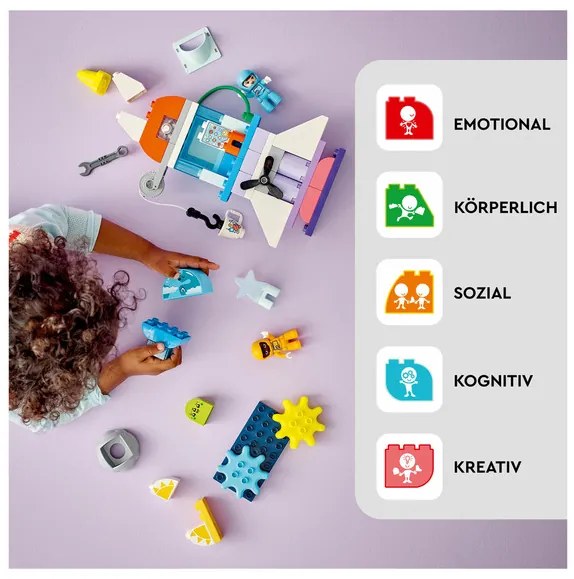 Lego® Duplo® 10422 Vesmírne dobrodružstvo s raketoplánom 3 v 1 (100378799)