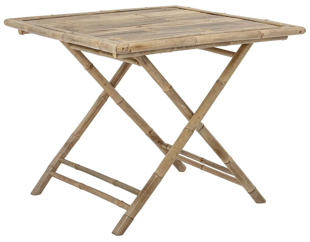 Bambusový jedálenský stôl sole 90 x 90 cm prírodný MUZZA