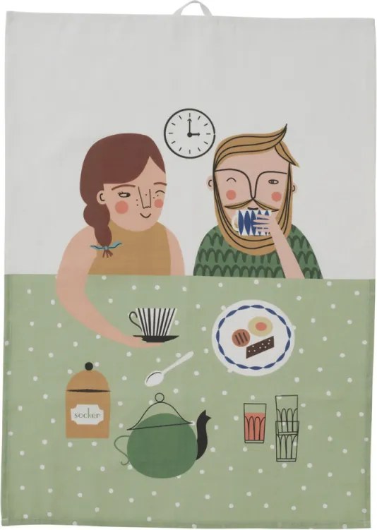 Ľanová utierka Fika 50x70