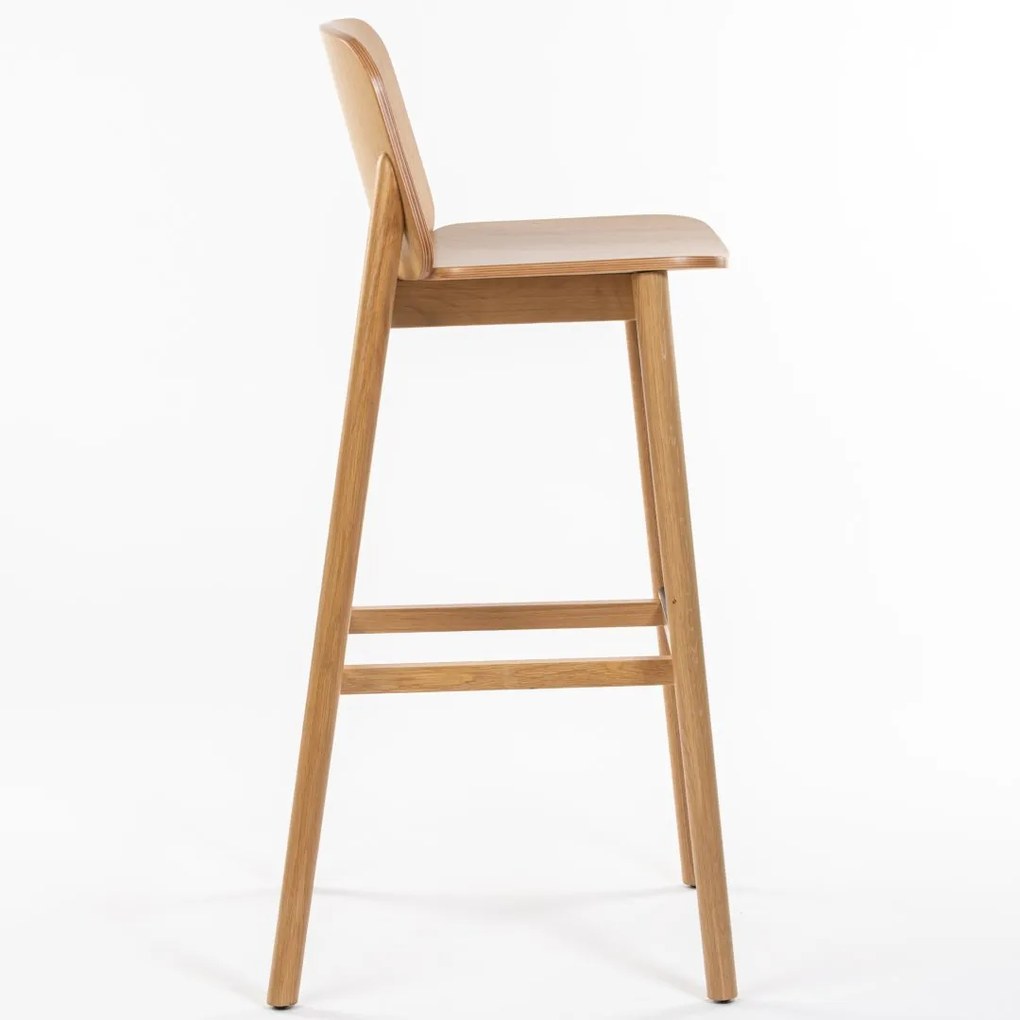 CLARISA BAR 75 DREVENÁ STOLIČKA NA MIERU výška sedu 75 cm