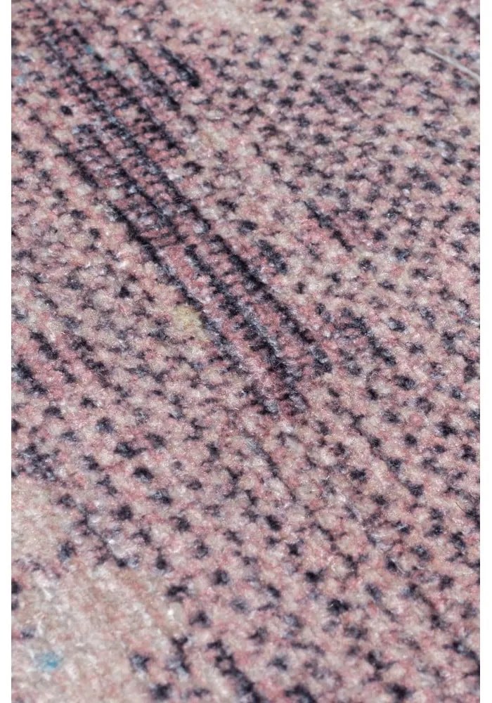 Modro-fialový umývateľný koberec s prímesou recyklovaných vlákien 160x230 cm Reid – Flair Rugs