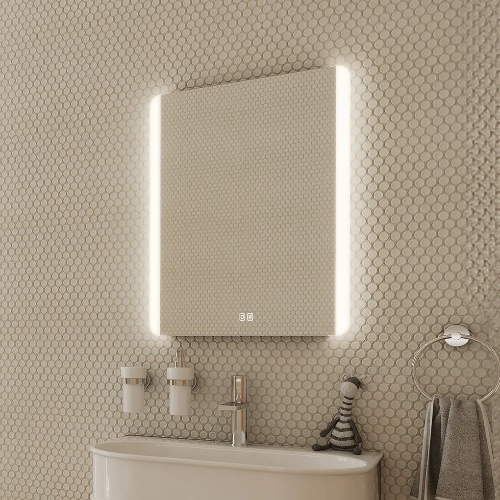 Nimco LED zrkadlo 500x700 s dvoma dotykovými senzormi - ZP 17001VX