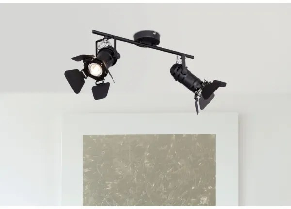 Globo 54650-2B - Bodové svietidlo EGON 2xGU10/50W/230V