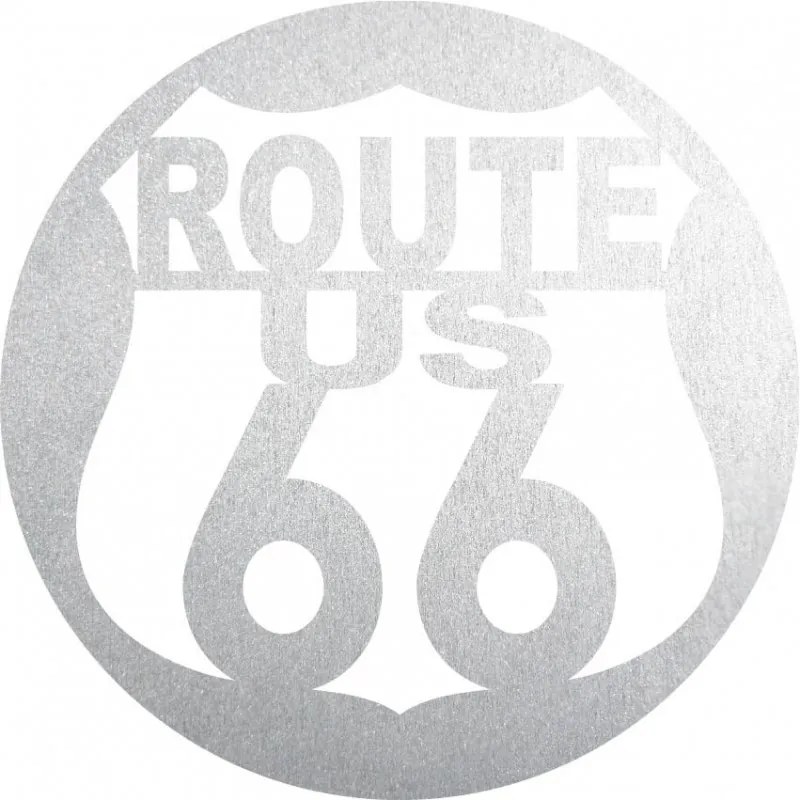 Drevený znak Route 66 – Dekorácia do interiéru | SENTOP PR0411