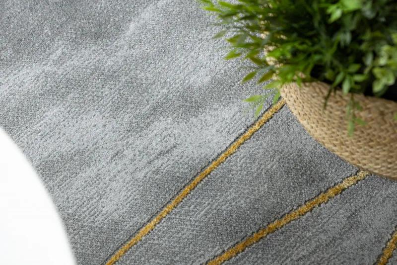 Dywany Łuszczów Kusový koberec Emerald 1022 grey and gold - 120x170 cm