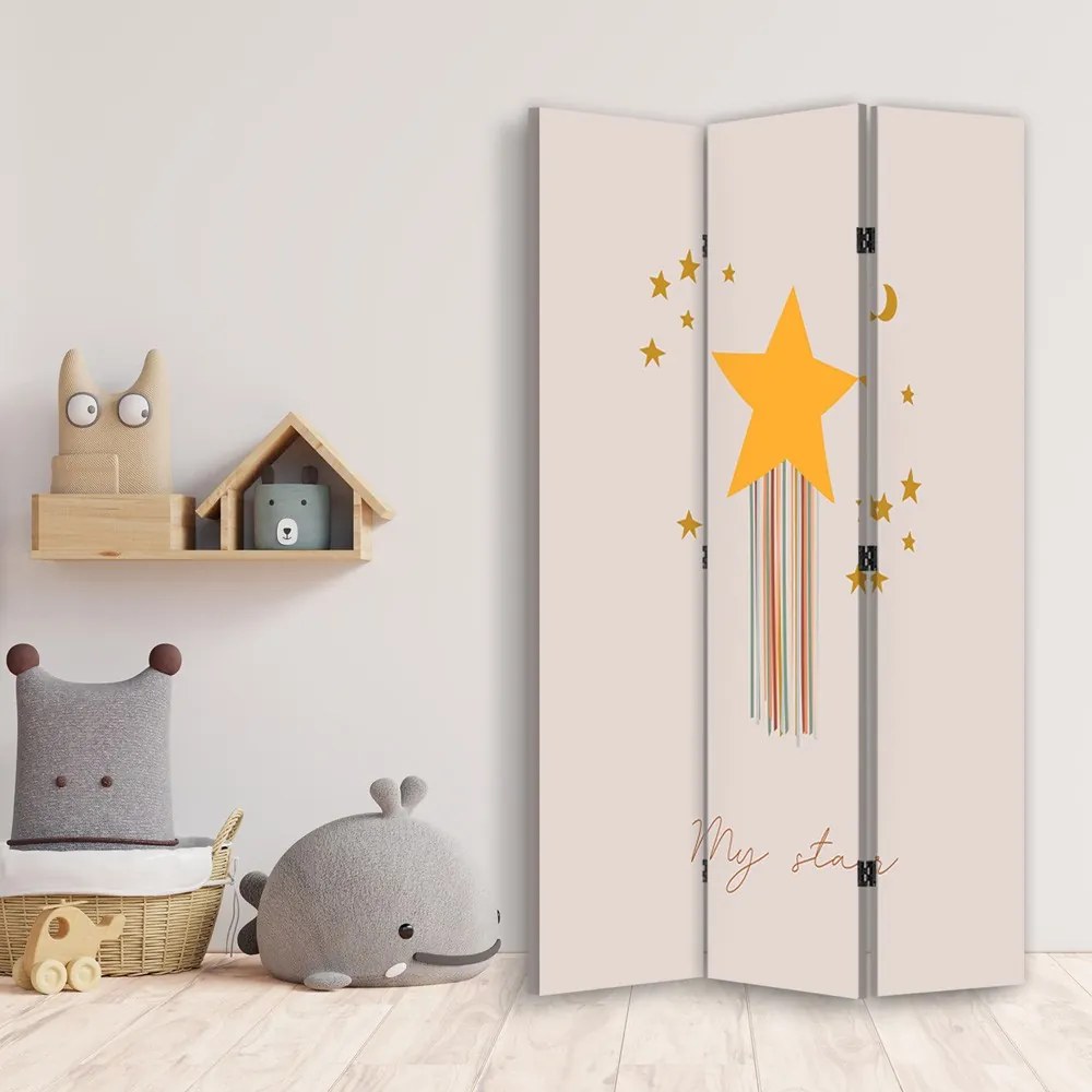 Gario Paraván Magic star Rozmery: 110 x 170 cm, Prevedenie: Otočný paraván 360°