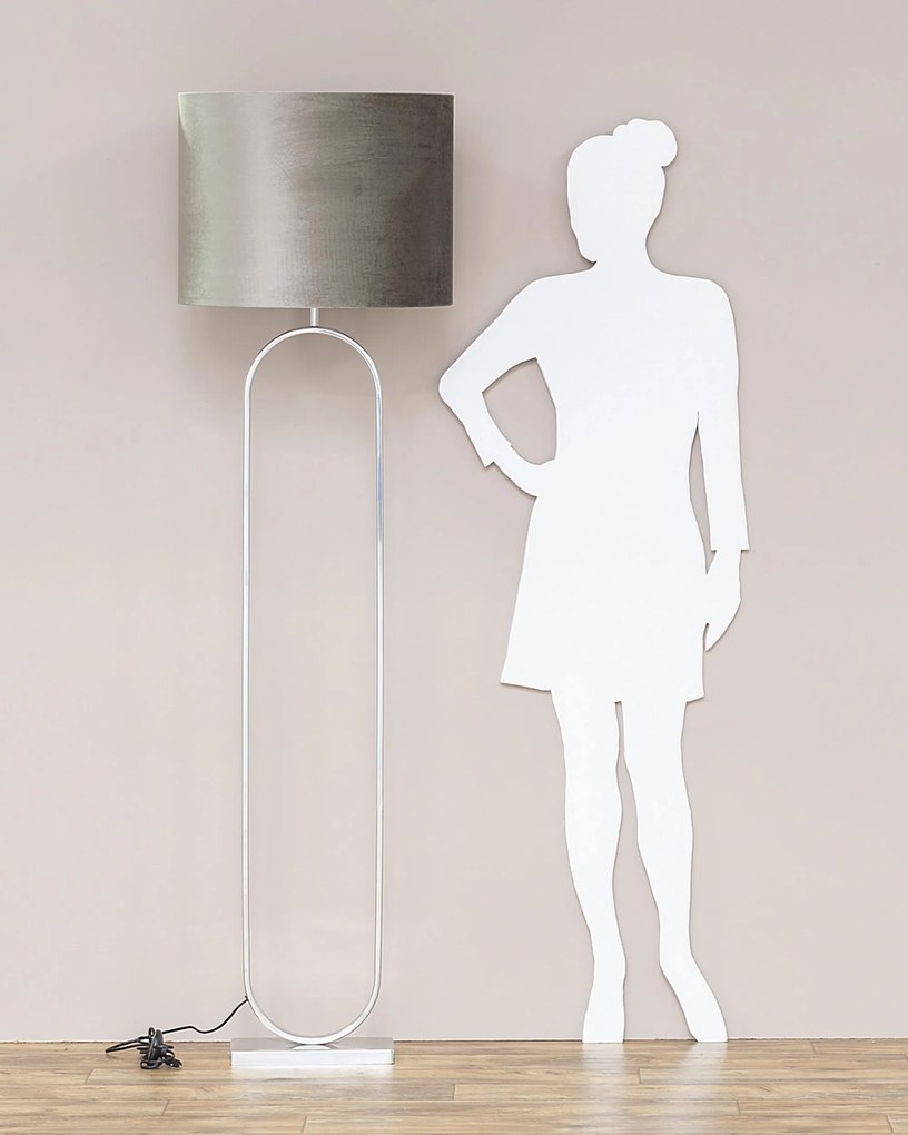 Stojacia lampa Mira Taupe  178cm