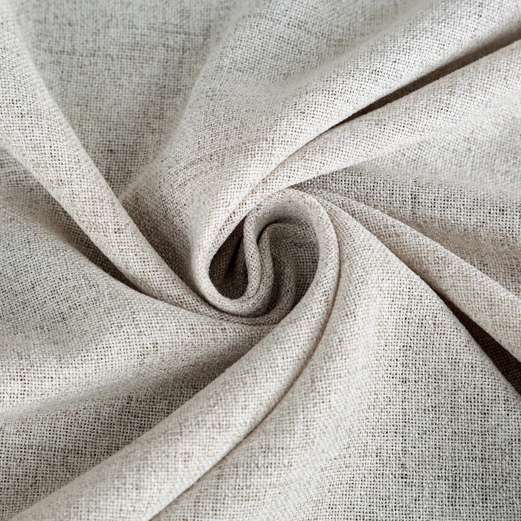 ZÁVES NA KRÚŽKOCH LINDA 140X250 CM BÉŽOVÁ