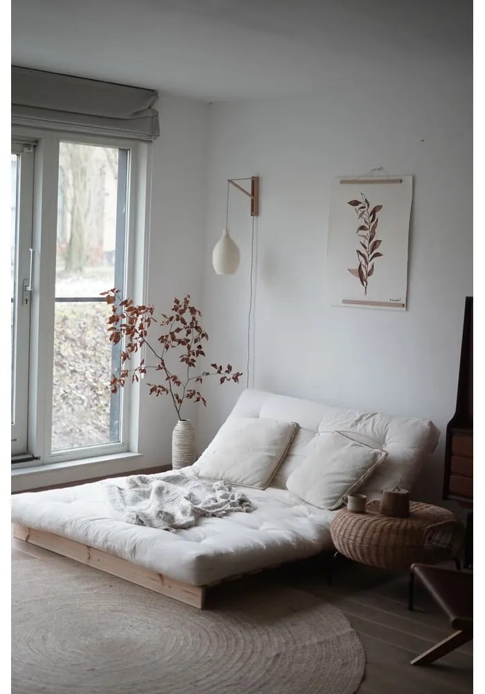 Tmavomodrá rozkladacia pohovka 140 cm Roots – Karup Design