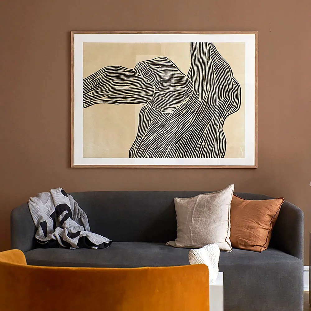The Poster Club Plagát The Line No16 by Rebecca Hein 50x70 cm