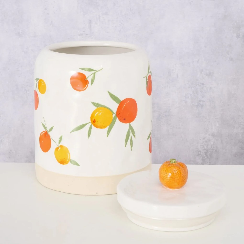 Keramická dóza s citrusmi Fruits