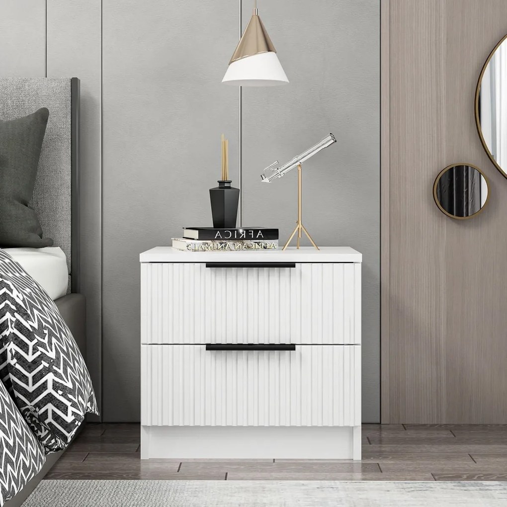 Nočný stolík Kale Plus White