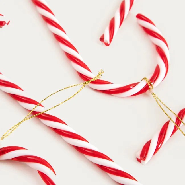 Závesná vianočná dekorácia TWINKLE palička 755095 (6 ks)