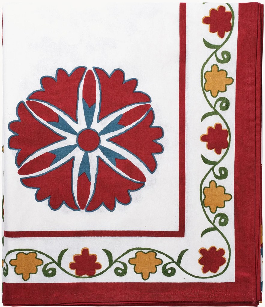 Ručne vyrobený bavlnený obrus Suzani, rôzne veľkosti