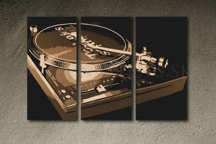 Ručne maľovaný POP Art obraz DJ | rôzne rozmery