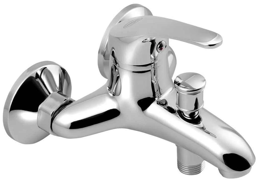 Aqualine, AQUALINE 35 Nástenná vaňová batéria, rozteč 100mm, chrómová, 52158