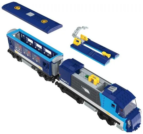 lupilu®  Železnica Clippy (osobný vlak)  (100395972)