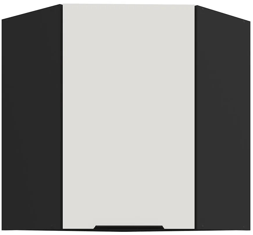 Kuchynská skrinka Aria-Wh/Bl Anti Fingerprint 60x60 Gn-72 1f (45°)