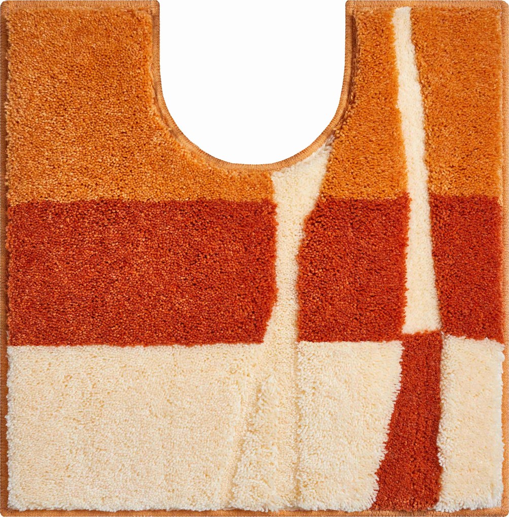 GRUND WC predložka s výrezom RIVA oranžová 55x55 cm