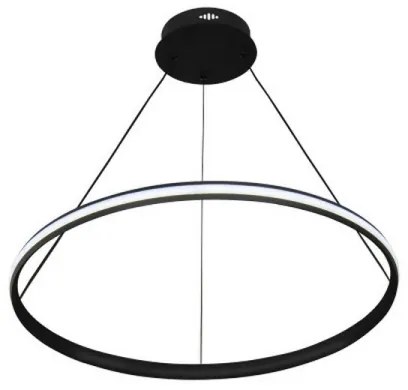 LED Stmievateľný luster na lanku LED/55W/230V 3000-6500K pr. 60 cm + diaľkové ovládanie