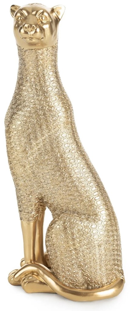 DEKORAČNÁ SOŠKA HARIS (03) 11X8X26 CM ZLATÁ