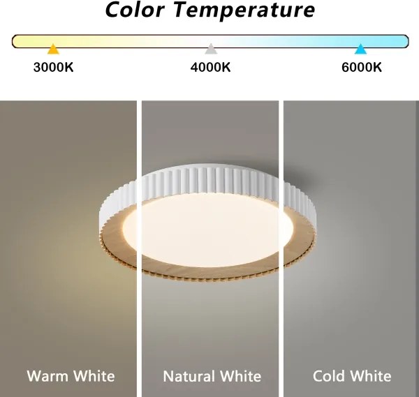 BRILAGI - LED stmievateľné stropné svietidlo NEXO LED/48W/230V 3000–6000K biela, priemer 43 cm + diaľkové ovládanie