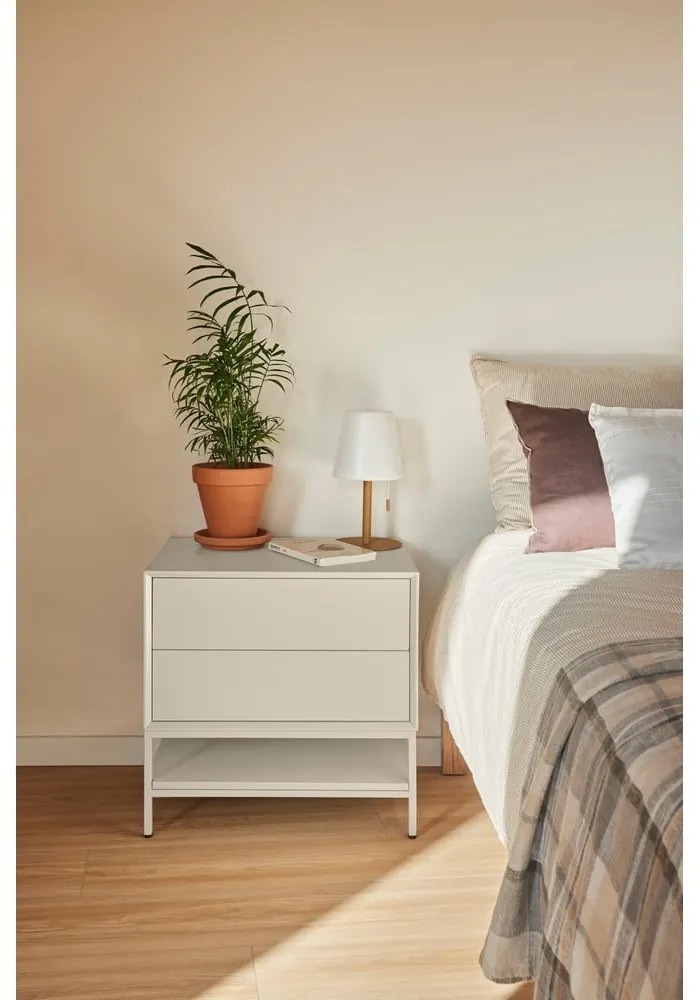 Krémový nočný stolík Platt – Teulat