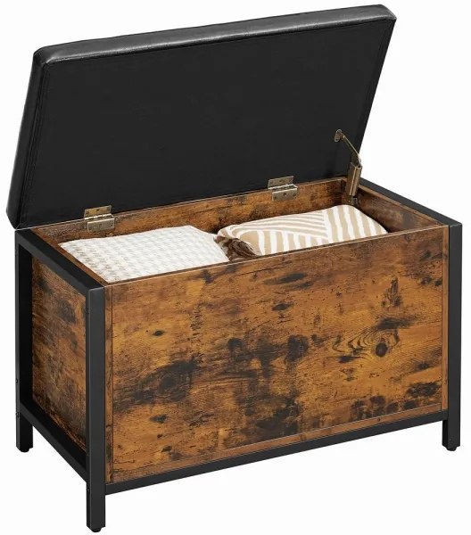 Botník VOREN hnedý/čierny