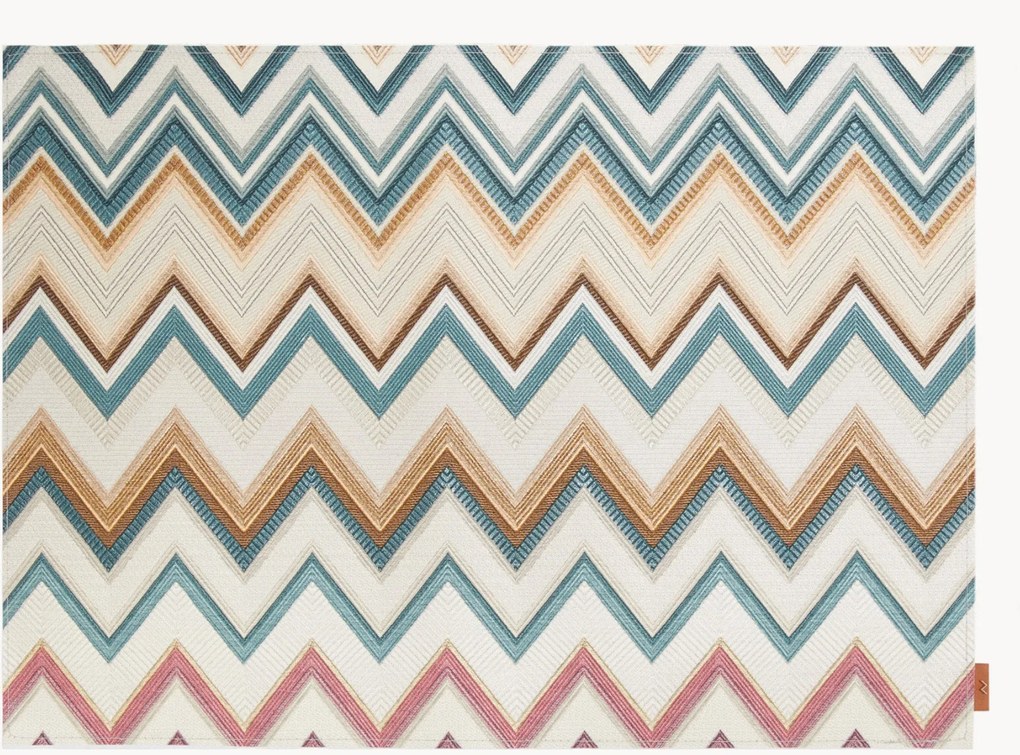 Obojstranné stolové prestierania Zigzag, 2 ks