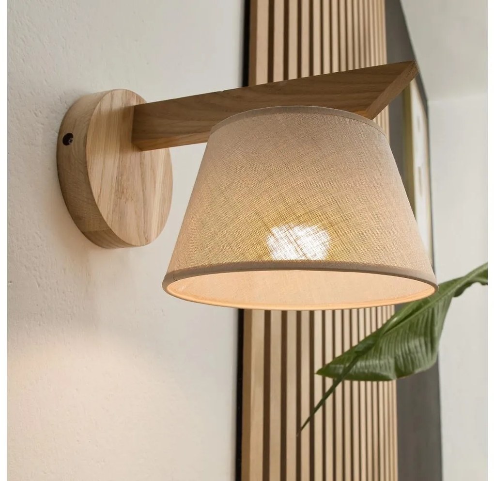 Nástenné svietidlo ANTONIO 1xE14/40W/230V dub