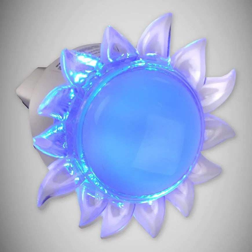 Nočné svetlo Slnko HL991L 0,4W modré