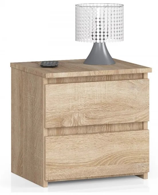 Nočný stolík CL2 2SZ CLP dub sonoma