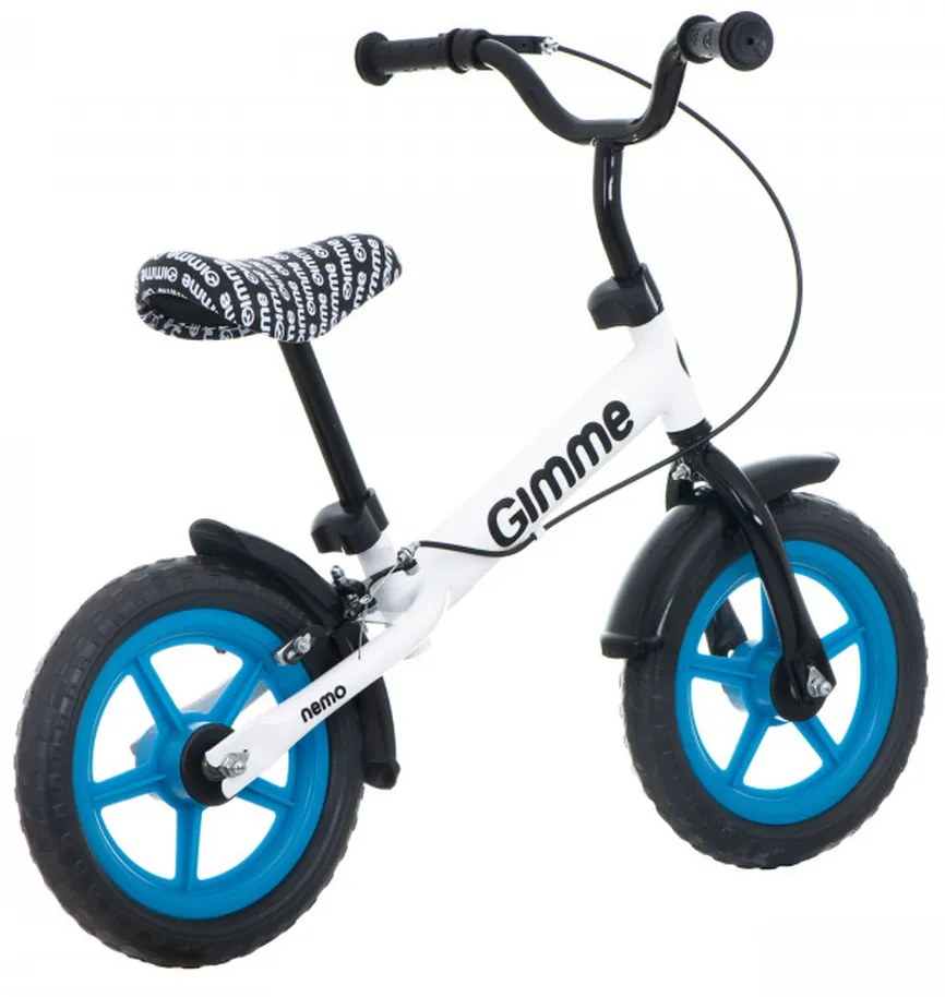 KIK GIMMIK Bežecký bicykel s brzdou Nemo 11" modrý 3+