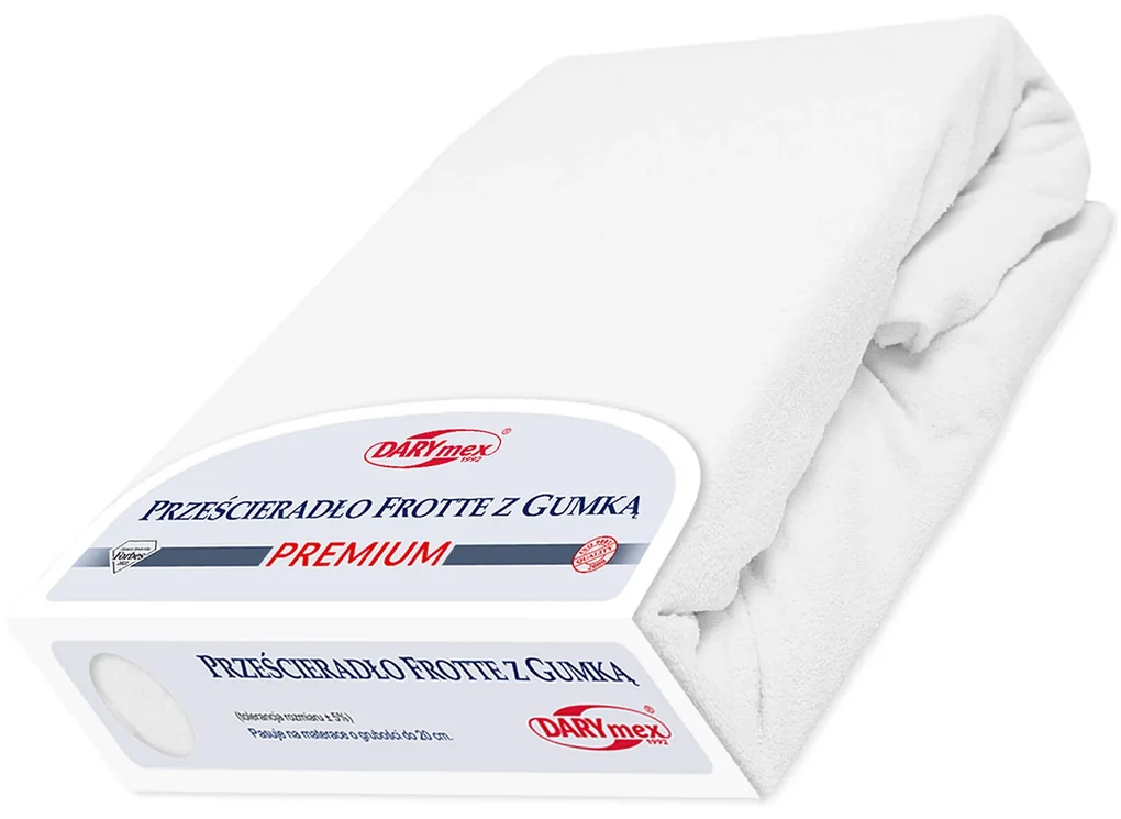 FROTÉ PRESTIERADLO PREMIUM 160X200 CM BIELE