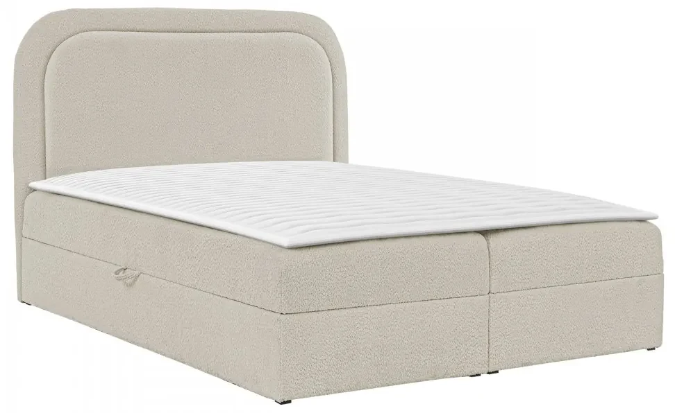 Kontinentálna posteľ Bukirt, Rozmer postele: 200x200, Dostupné poťahy: Coral 50