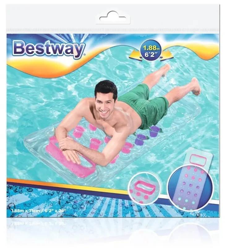 Bestway Nafukovačka 43040 188 cm biela