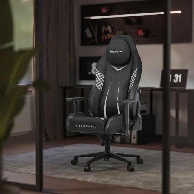 Zamatová herná stolička Force 8.3 Carbon Black