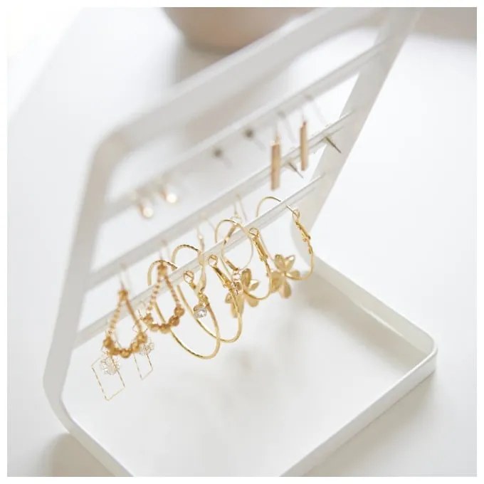 Biely stojan na šperky YAMAZAKI Branch