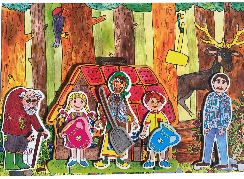 MARIONETINO Divadlo pre deti Trojrozprávka Červená čiapočka