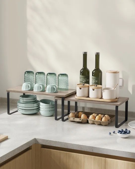 Set 4 kuchynských políc KCS022X02