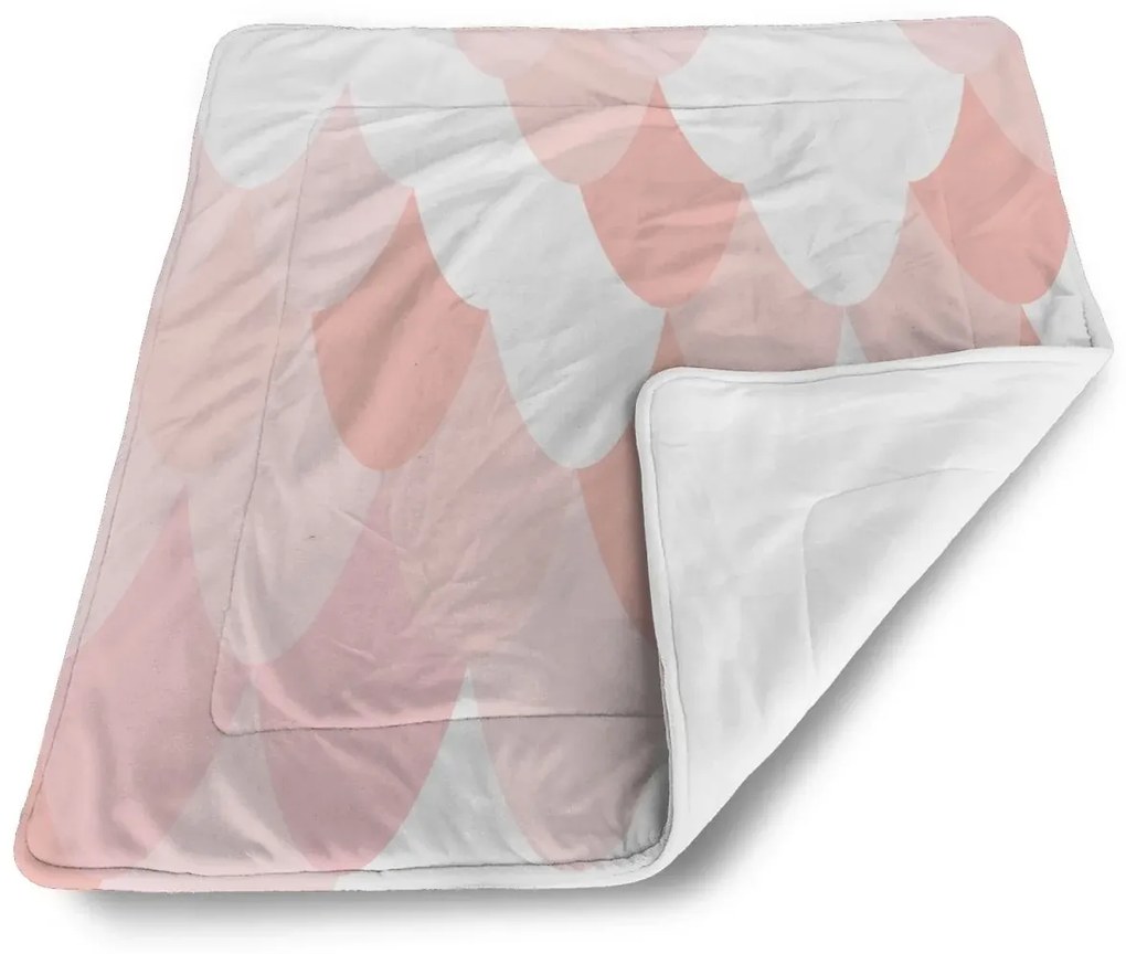 Sablio Deka pre bábätko Ružové oblúčiky - 80x100 cm