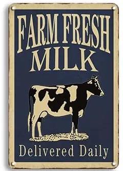 Ceduľa Farm Fresh Milk