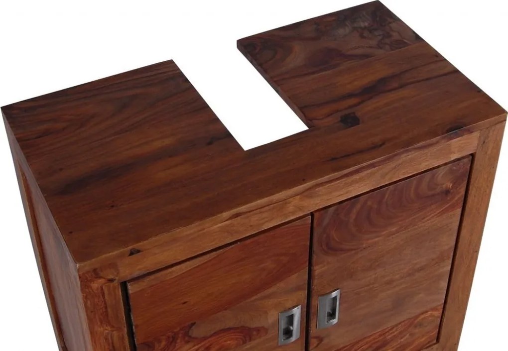 furniture-nabytek.cz - Skrinka pod umývadlo masív 65x60x35 z indického masívu palisander