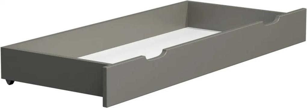 AMI nábytok Borovice šuplík pod postel 150 cm masiv šedá