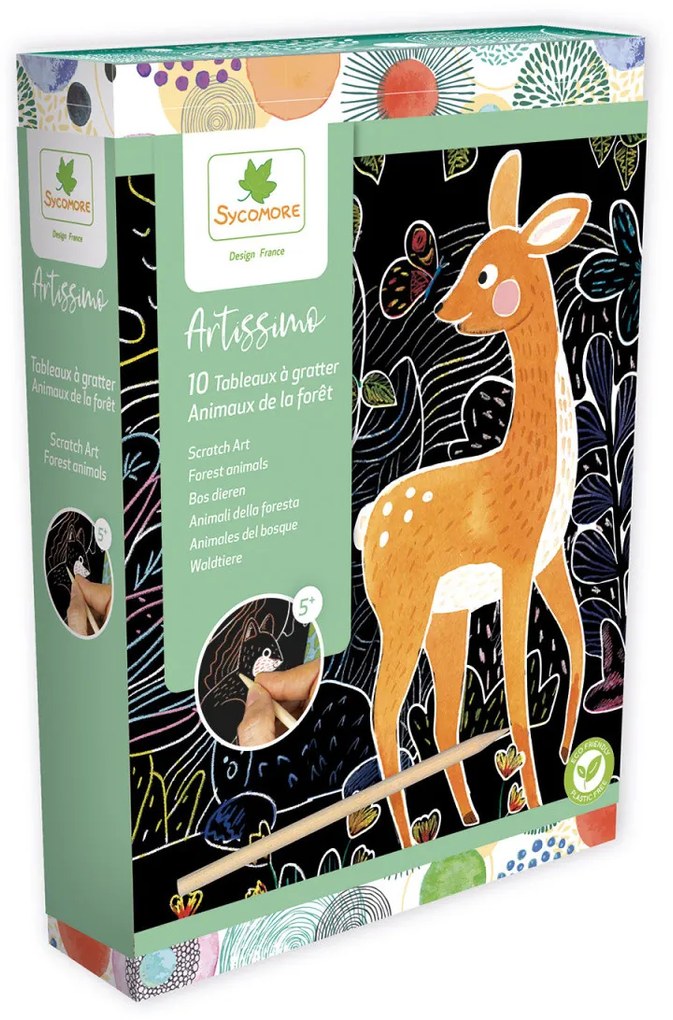 Artissimo - vyškrabávanie - Lesné zvieratá