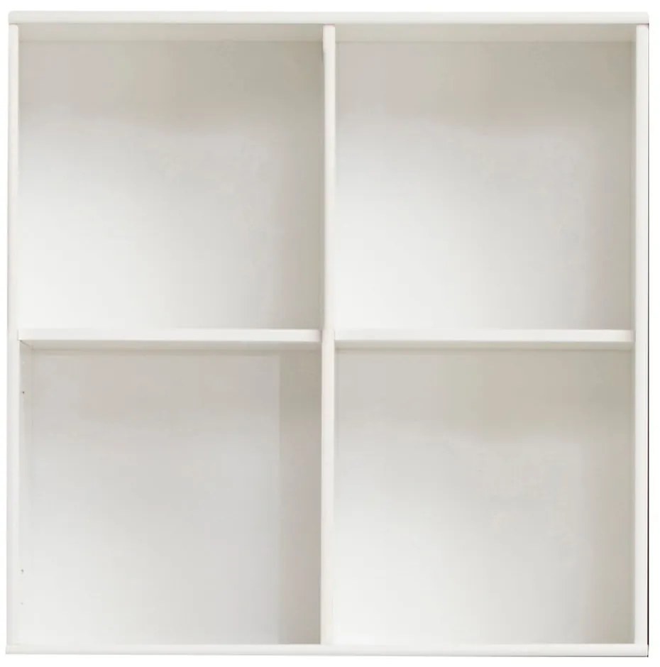 Biela nástenná knižnica Mistral 025