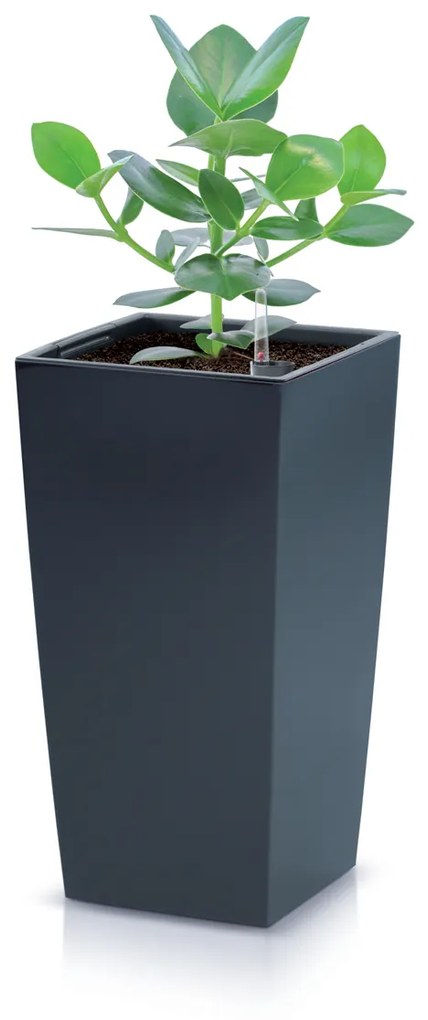 Plastový kvetináč DURS125E 12,5 cm - antracit